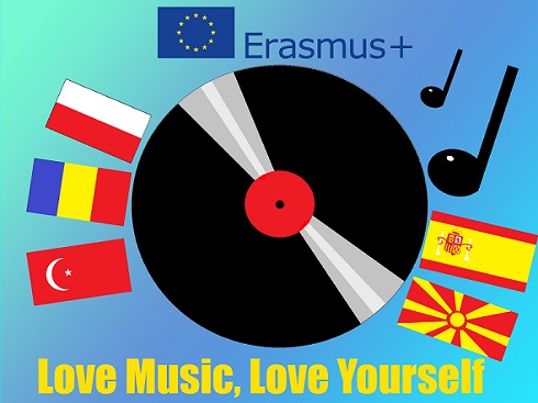 ERASMUS+ „LOVE MUSIC, LOVE YOURSELF!”   OD 8 DO 10 CZERWCA 2022 r. W NASZEJ SZKOLE